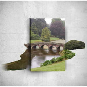 Nástěnný 3D obraz Mosticx Small Bridge, 40 x 60 cm