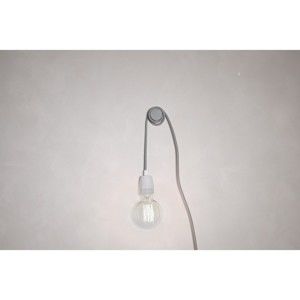 Šedý kabel pro stropní světlo s objímkou Filament Style G Rose
