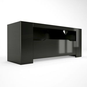Černý TV stolek Artemob Orlando