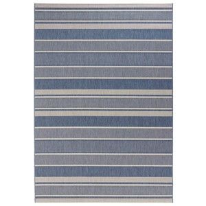 Modrý venkovní koberec NORTHRUGS Strap, 160 x 230 cm