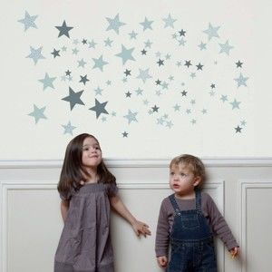 Šedé nástěnné samolepky Art For Kids Constellation