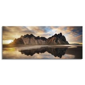 Obraz Styler Glas Views Iceland, 50 x 125 cm