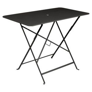 Černý zahradní stolek Fermob Bistro, 97 x 57 cm