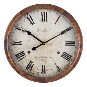 Nástěnné hodiny Clayre & Eef Hernie, ⌀ 36 cm