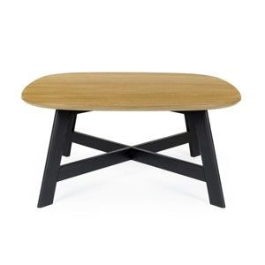 Konferenční stolek s deskou z dubového dřeva Askala Keeni, délka 80 cm