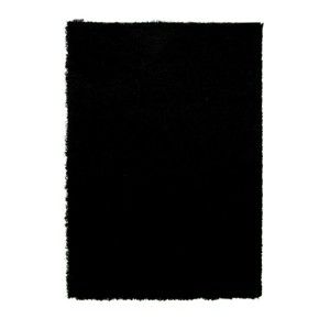 Černý koberec Flair Rugs Cariboo Black, 80 x 150 cm