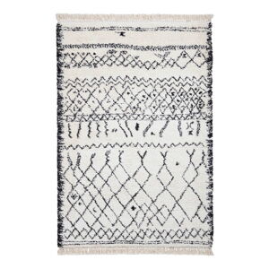 Bílý/černý koberec 290x200 cm Boho - Think Rugs