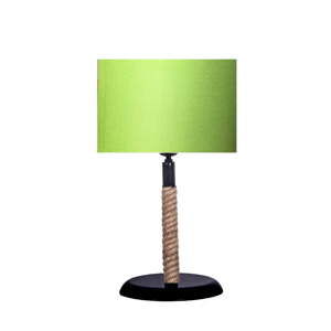 Stolní lampa s neonově zeleným stínítkem lampa Kate Louise Rope