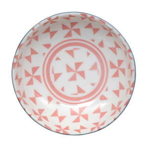 Růžová miska Tokyo Design Studio Geo Eclectic, 9,5 x 3 cm