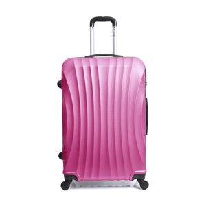 Růžový cestovní kufr na kolečkách Hero Moscou-e, 30 l