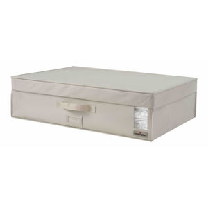 Béžový úložný box na oblečení Compactor XXL Family, 72 x 19 cm