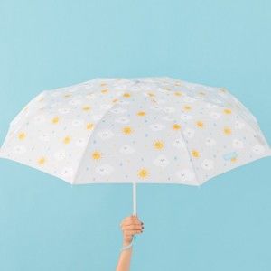 Šedý deštník Mr. Wonderful Cloudy, šířka 108 cm