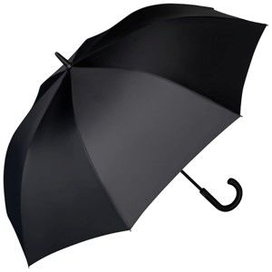 Černý holový deštník Von Lilienfeld Leo, ø 114 cm