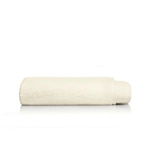 Krémový bavlněný ručník Maison Carezza Marshan, 50 x 100 cm