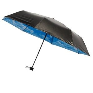 Skládací větruodolný deštník s vnitřním potiskem mraků Ambiance, ⌀ 95 cm