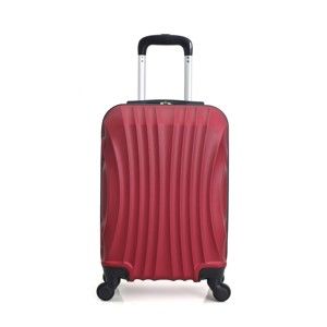 Červený cestovní kufr na kolečkách Hero Moscou-e, 30 l