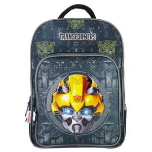 Černo-šedý školní batoh Bagtrotter Transformers