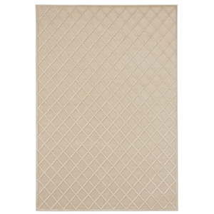 Krémový koberec Mint Rugs Shine Karro, 80 x 125 cm