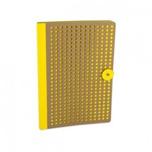 Žlutý zápisník Portico Designs Laser, 160 stránek