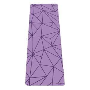 Fialová podložka na jógu Yoga Design Lab Geo Lavender, 5 mm
