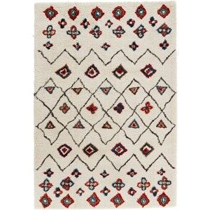 Krémovočervený koberec Mint Rugs Allure Ronno Creme, 80 x 150 cm