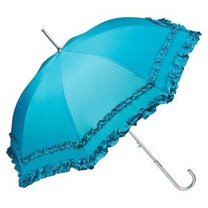 Tyrkysový holový deštník Von Lilienfeld Plain Mary, ø 90 cm