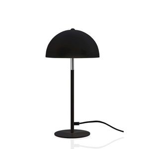 Černá stolní lampa Globen Lighting Icon, ø 18 cm