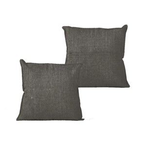 Povlak na polštář Linen Couture Dark Grey, 45 x 45 cm