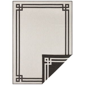 Černo-krémový venkovní koberec NORTHRUGS Manito, 200 x 290 cm