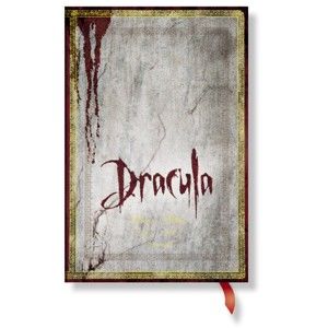 Zápisník s tvrdou vazbou Paperblanks Dracula, 10 x 14 cm