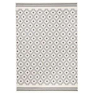 Černobílý koberec Zala Living Cubic, 160 x 230 cm