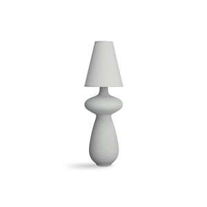 Šedá kameninová stolní lampa Kähler Design Balustre