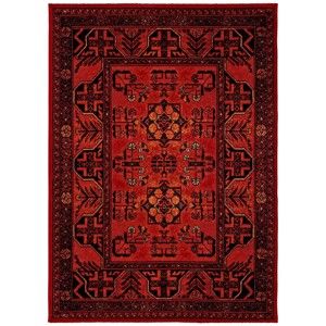 Tmavě červený koberec Universal Classic Red, 140 x 200 cm