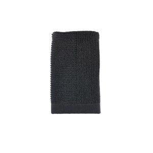 Černý ručník Zone Simple, 50 x 100 cm