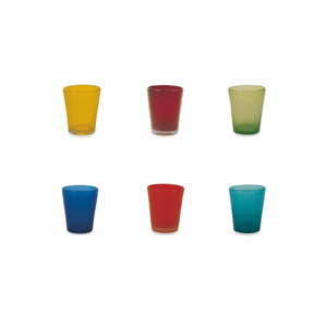 Sada 6 barevných skleniček Villa d'Este Marea Multi