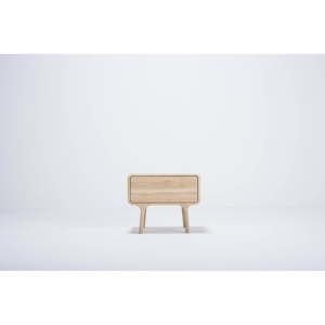 Noční stolek z masivního dubového dřeva Gazzda Fawn