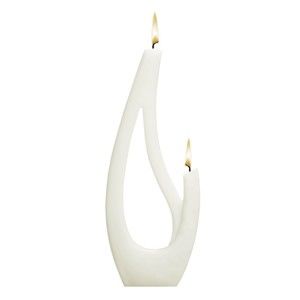 Bílá svíčka Alusi Saba Grande, 12 hodin hoření