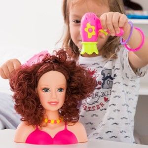 Dětská česací pana s doplňky InnovaGoods Doll For Hairstyling