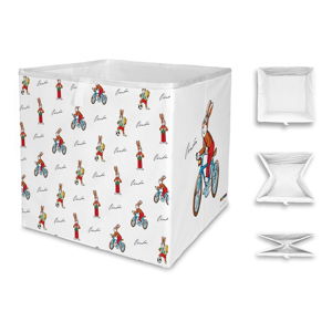 Skládací úložný box Čtyřlístek by Mr. Little Fox Trio Bunny, 32 x 32 cm