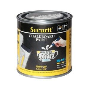 Černá tabulová barva na vódní bázi Securit® Chalkboard, 250 ml