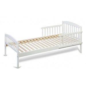 Bílá dětská postel z borovicového dřeva YappyKids Classic
