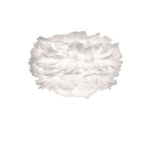Bílé stínidlo z husího peří UMAGE EOS, ⌀ 22 cm