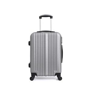 Cestovní kufr ve stříbrné barvě Hero Lipari, 37 l