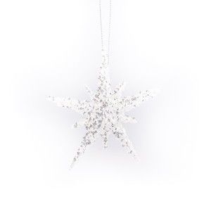 Závěsná vánoční dekorace ve tvaru hvězdy Dakls Emma