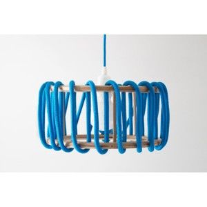 Modré stropní svítidlo EMKO Macaron, ø30 cm