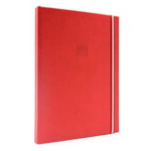 Zápisník formátu A4 Makenotes Cherry Red, 40 listů