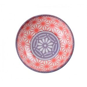 Červená porcelánová miska Tokyo Design Studio Star, ⌀ 9,5 cm