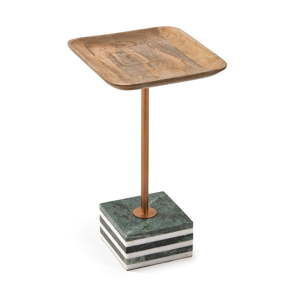 Odkládací stolek z mangového dřeva La Forma Lleyton, výška 25 cm