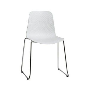 Sada 4 bílých jídelních židlí Marckeric Kloe