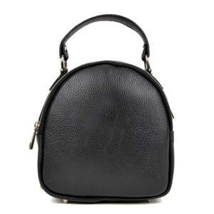 Černý dámský kožený batoh Isabella Rhea Munila